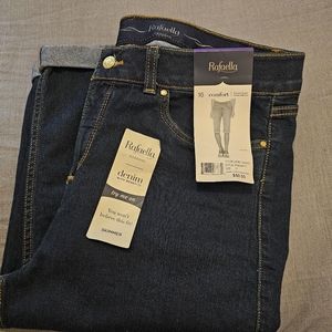 NWT Rafaella Denim Capri Skimmer 16 Plus Size